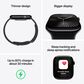 Apple Watch Series 10 GPS + Cellular 46mm Gold Titanium Case with Starlight Sport Band - S/M, , large