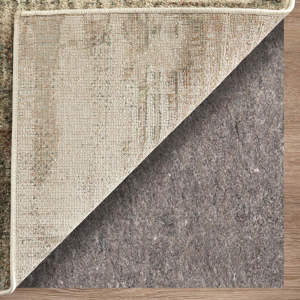 Feizy Eden Abstract Ivory and Multicolor 7&#39;9&quot; x 10&#39; Area Rug, , large