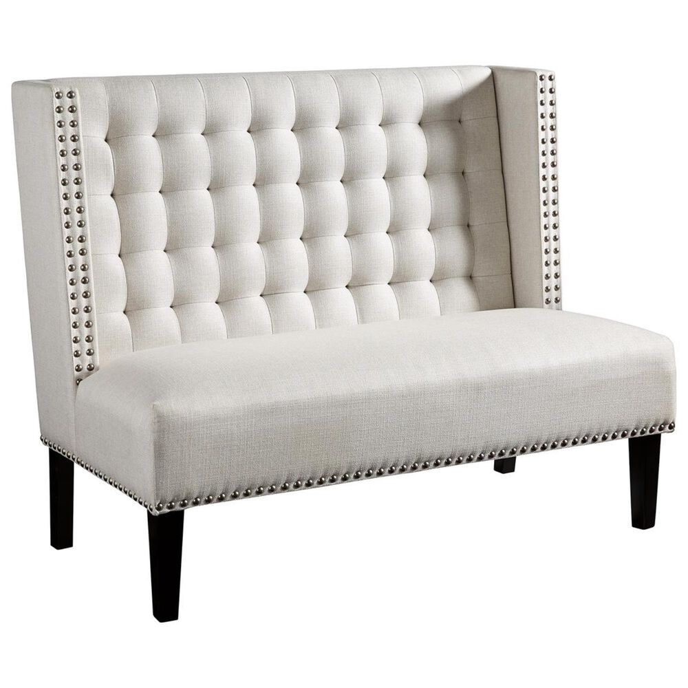 Signature Design by Ashley Beauland Accent Bench with Back in Ivory, , large