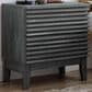 Modway Render 2 Drawer Nightstand in Charcoal, , large