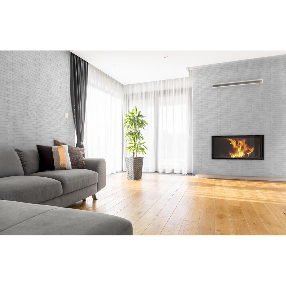 Emser Place2B White 2&quot; x 10&quot; Ceramic Tile, , large