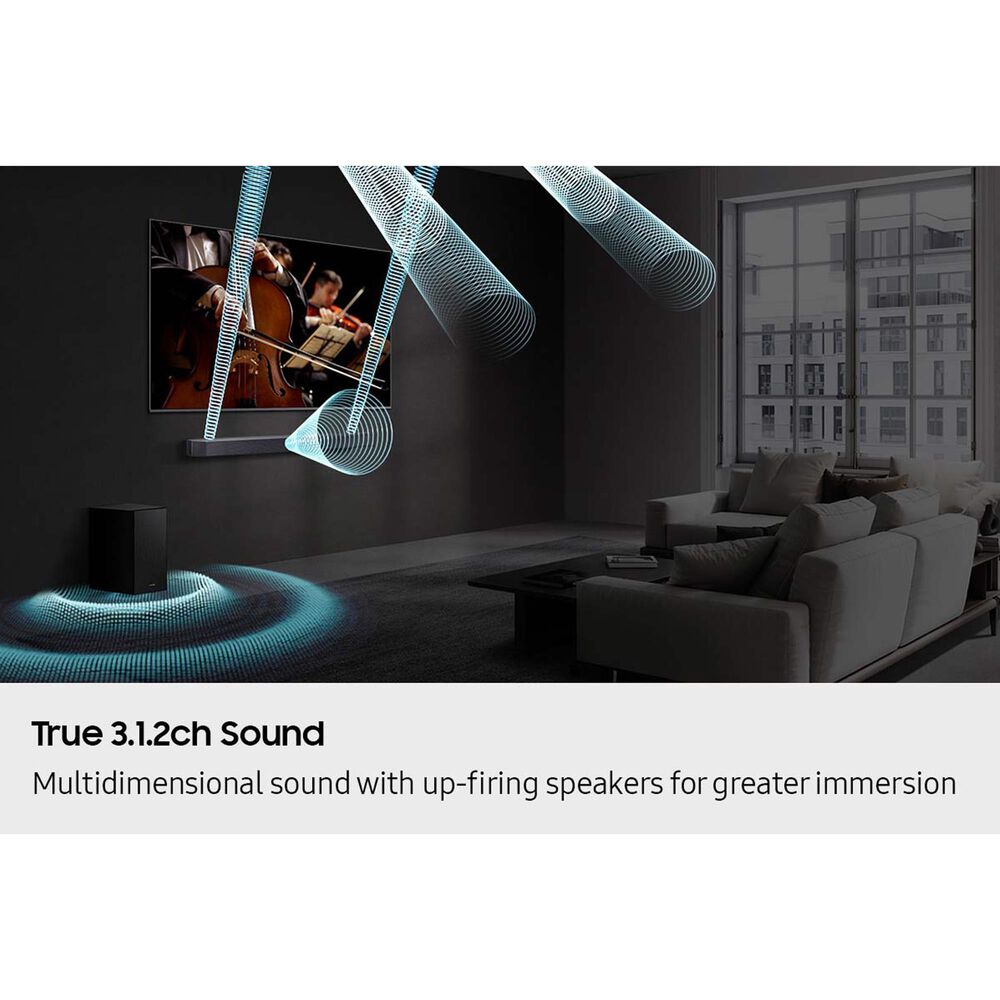 Samsung Q-Series 3.1.2 Channel 40.55&quot; Soundbar with Wireless Subwoofer in Titan Black, , large