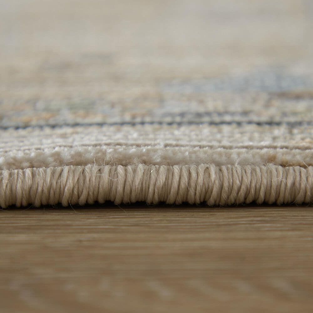 Feizy Augustine Ivory and Beige 7'10" x 10'3" Area Rug, , large