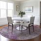 Dalyn Rug Company Karaj KJ5 8" Round Purple Indoor/Outdoor Area Rug, , large