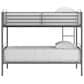 Ashley Lanceburg Twin over Twin Bunk Bed with Ladder in Gray, , large