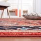 Safavieh Riviera 6"7" Square Red and Blue Area Rug, , large