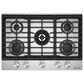 KitchenAid 30" Gas Cooktop with Aluminum Griddle and LED Backlit Knobs in Stainless Steel, , large