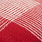 Rizzy Home Plaid 20" Poly Filled Pillow in Red/White, , large