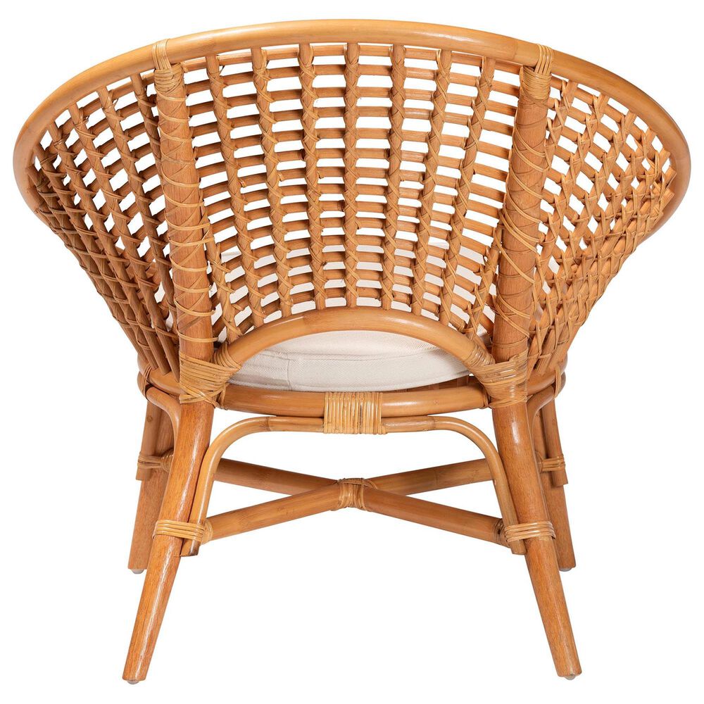 Baxton Studio Aerin Accent Chair in White, , large