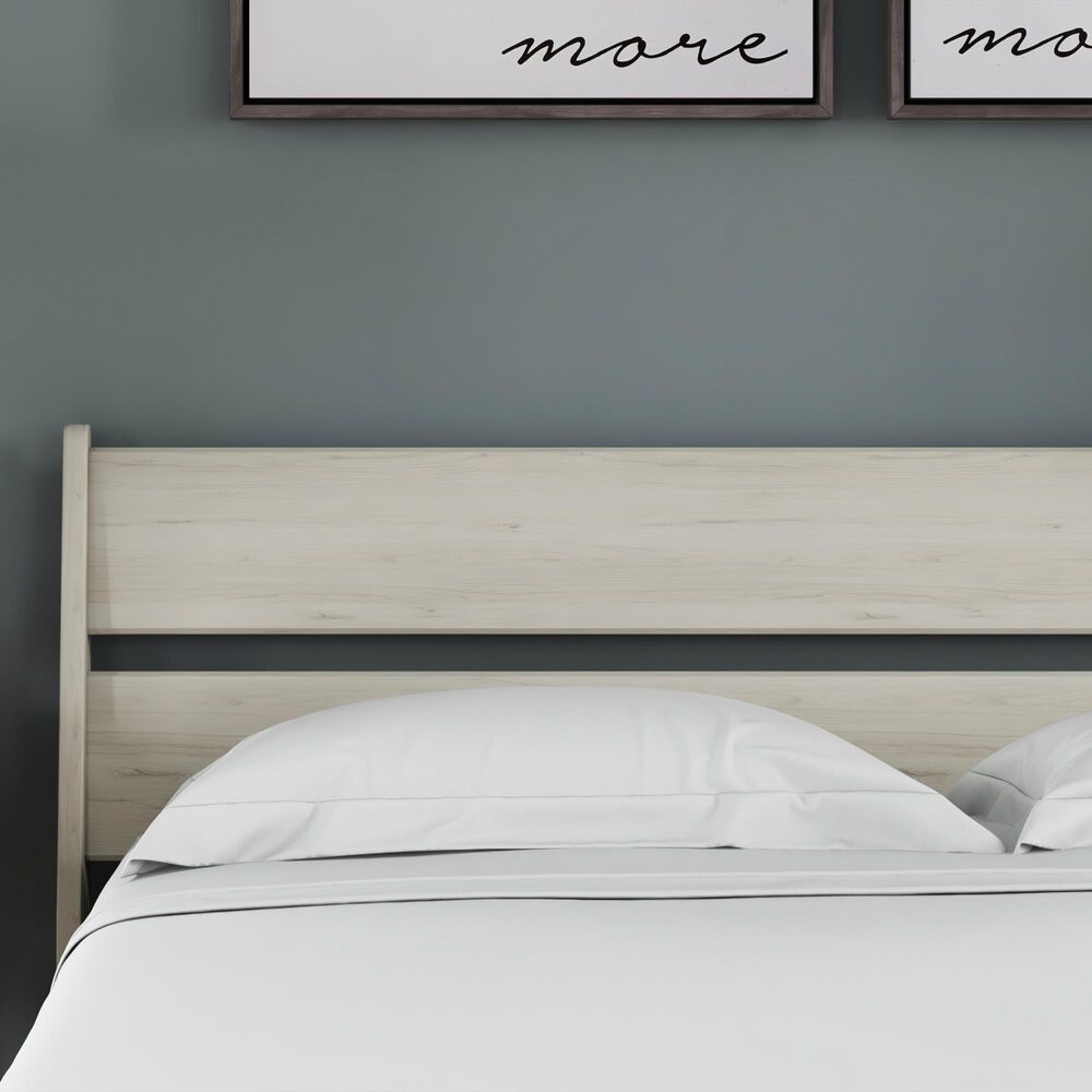 Ashley Socalle Queen Platform Bed in Light Natural, , large