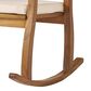 Noble House Selma Patio Rocking Chair in Cream, , large