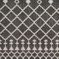Nourison Positano Southwestern Black 9" x 12" Indoor/Outdoor Area Rug, , large