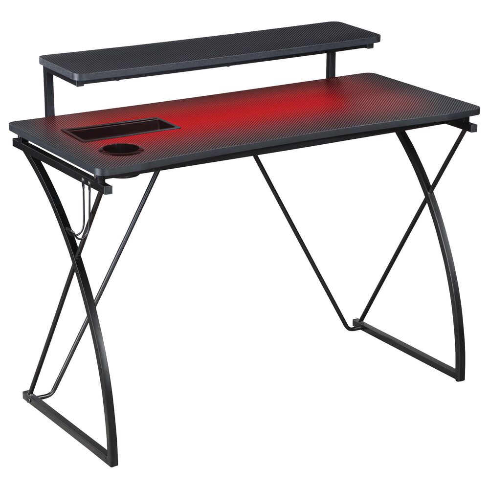 Valor Living Biome 44" Battlestation Gaming Desk in Grey, , large