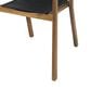Hearth and Haven Belfast Outdoor Dining Chair with Teak Frame in Black (Set of 2), , large