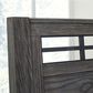 Ashley Montillan King Panel Bed and Two Nightstands in Grayish Brown, , large