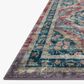 Rifle Paper Co Crafted by Cloth and Company Courtyard 5" x 7"6" Chateau Red Area Rug, , large