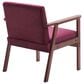 HOMLUX Arm Chair with Tufted Back and High-Density Foam in Rose, , large