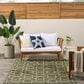 Nourison Horizon HOZ01 Green 3" x 5" Indoor/Outdoor Area Rug, , large