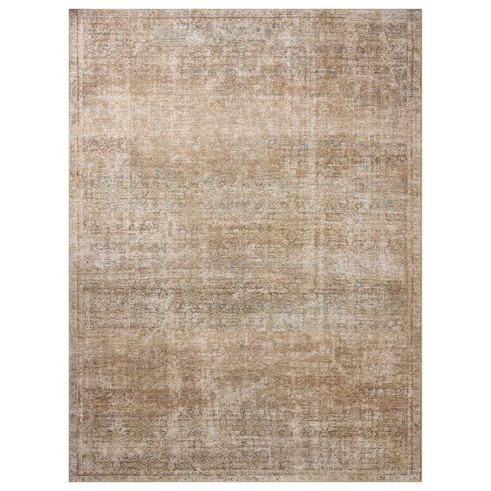 Amber Lewis x Loloi Cambria Ocean and Brick 8"6" x 11"6" Area Rug, , large