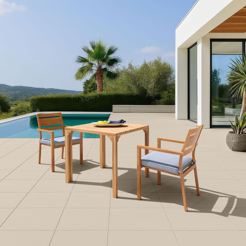 Zuo Modern Riviera Extendable Dining Table in Natural - Table Only, , large