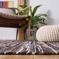 Safavieh Montauk 9" x 12" Brown and Ivory Area Rug, , large
