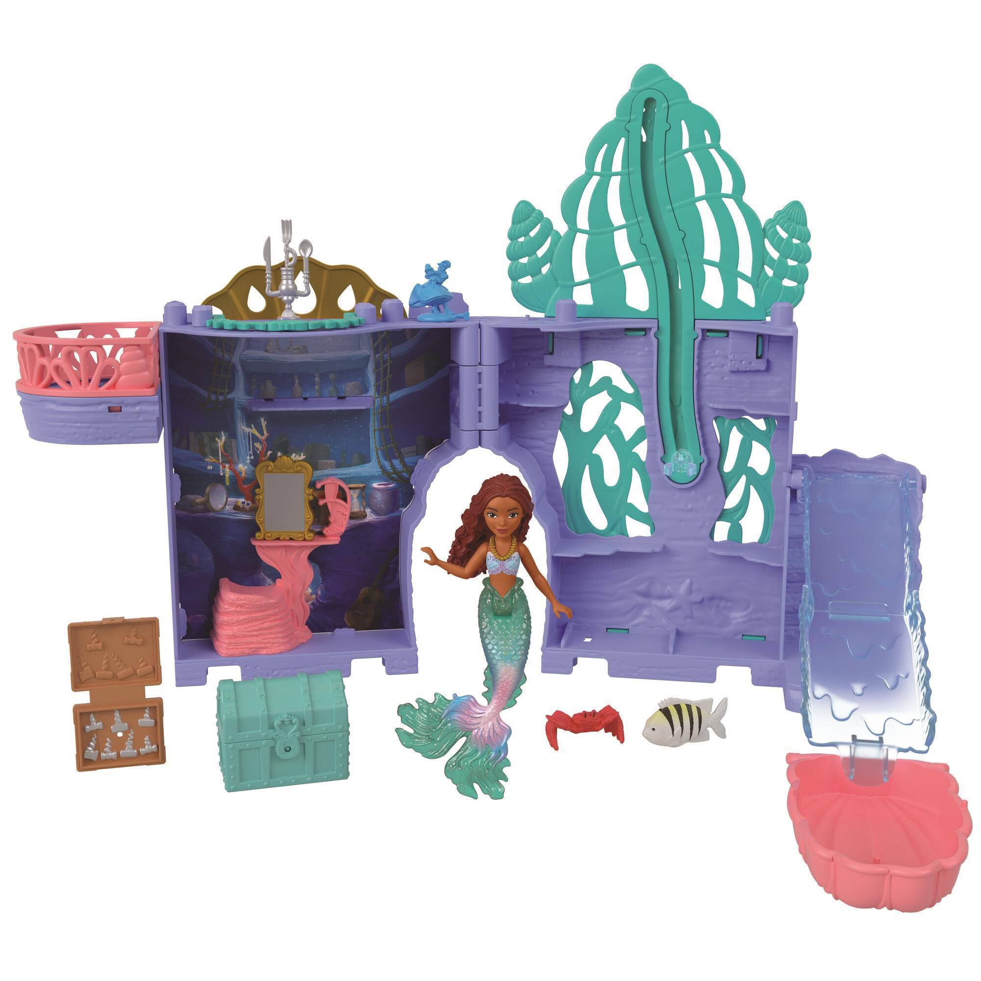 Mattel Disney Princess Little Mermaid Small Playset NFM