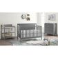 Oxford Baby Lazio 4-In-1 Convertible Crib in Dove Gray, , large