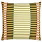 Surya Jason Wu 20" Square Throw Pillow in Cream, Orange, Yellow, Grass Green and Dark Green, , large