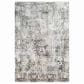 Surya Solar 5" x 7"6" Black, Gray, Charcoal, Saffron and White Area Rug, , large