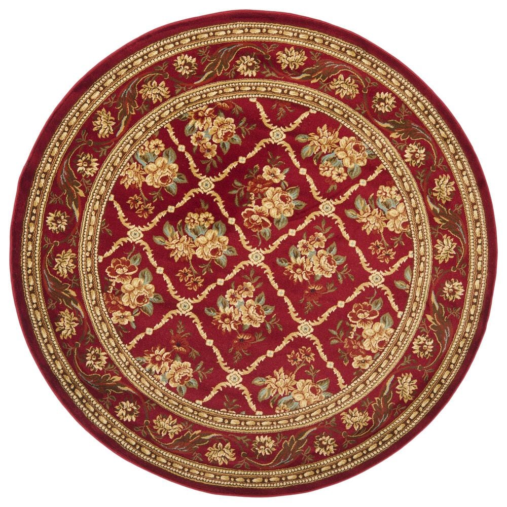 Safavieh Lyndhurst 5"3" Round Red Area Rug, , large
