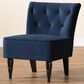 Baxton Studio Harmon Accent Chair in Navy Blue, , large
