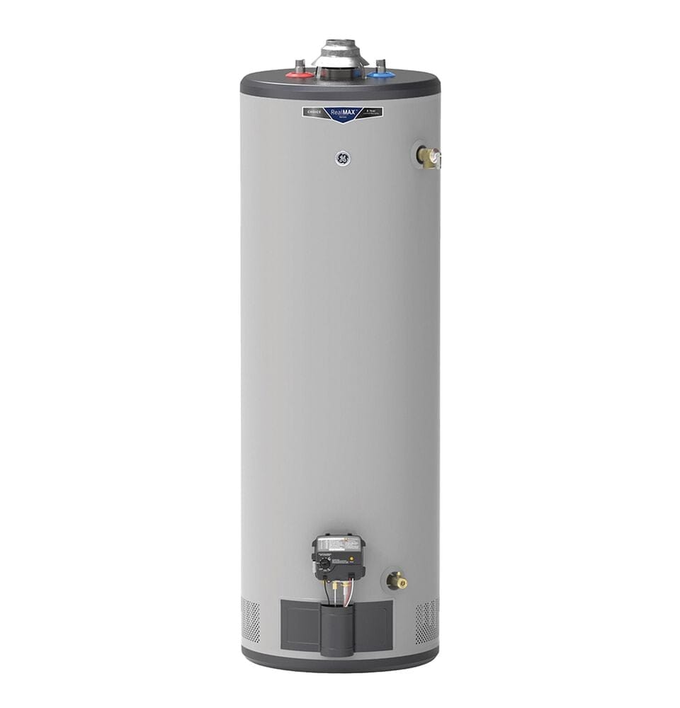 GE Appliances RealMAX Choice 40-Gallon Tall Natural Gas Atmospheric Water Heater, , large