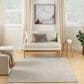 Nourison Exhale 5"3" x 7"3" Mocha and Ivory Area Rug, , large