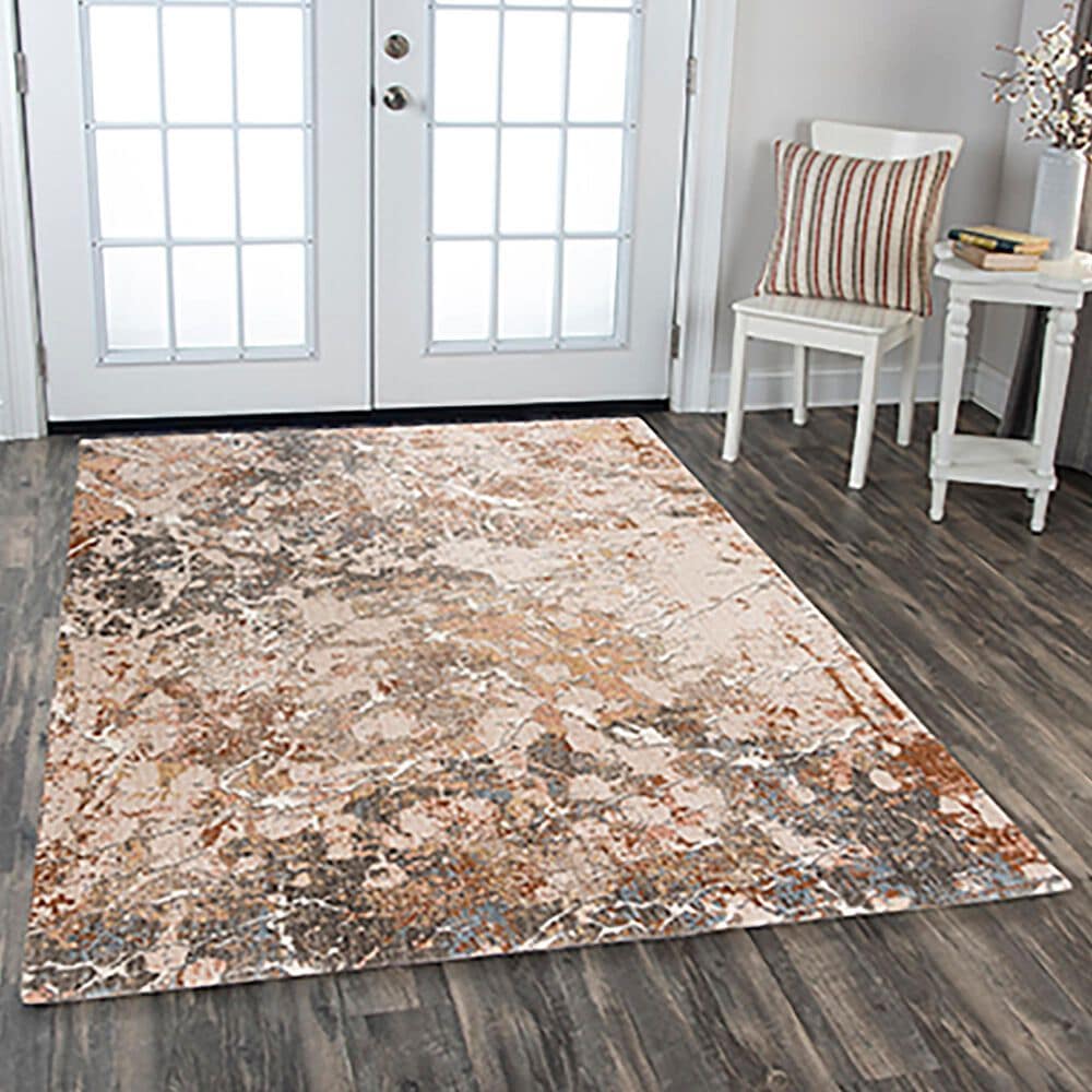 RIZZY Logan 5&#39;2&quot; x 7&#39;9&quot; Neutral Area Rug, , large