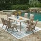 Ashley Carisbo Rectangular Dining Table in Beige - Table Only, , large