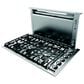 Viking Range 36" Rear Downdraft with Controls on Front in Stainless Steel, , large