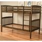 Sable Home Claire Twin over Twin Bunk Bed in Rustic Walnut, , large