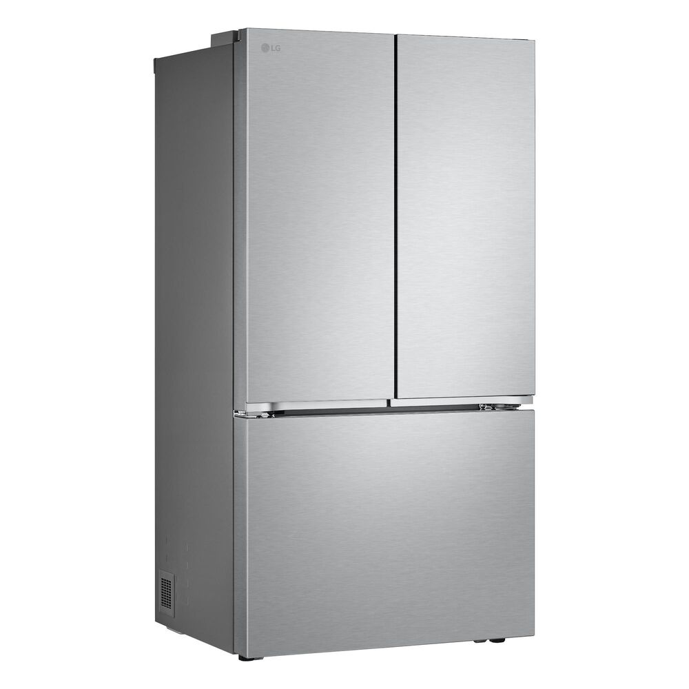 LG 25.1 Cu. Ft. Counter-Depth 3-Door French Door Refrigerator in Printproof Stainless Steel, , large