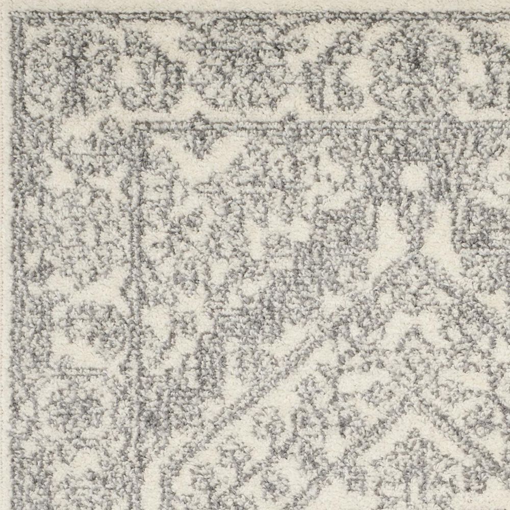 Safavieh Adirondack ADR108B-4 4&#39; x 6&#39; Ivory/Silver Area Rug, , large