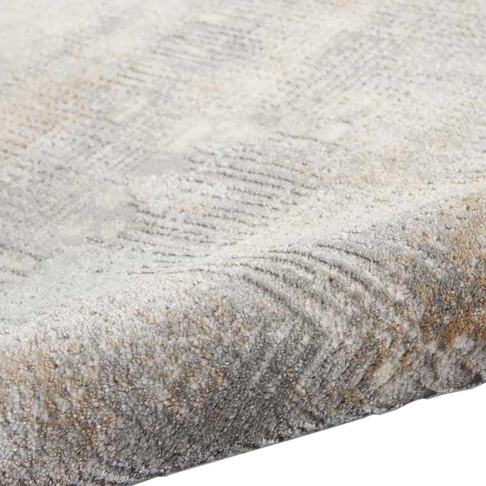 Nourison Rush CK951 8&#39; x 10&#39; Grey and Beige Area Rug, , large