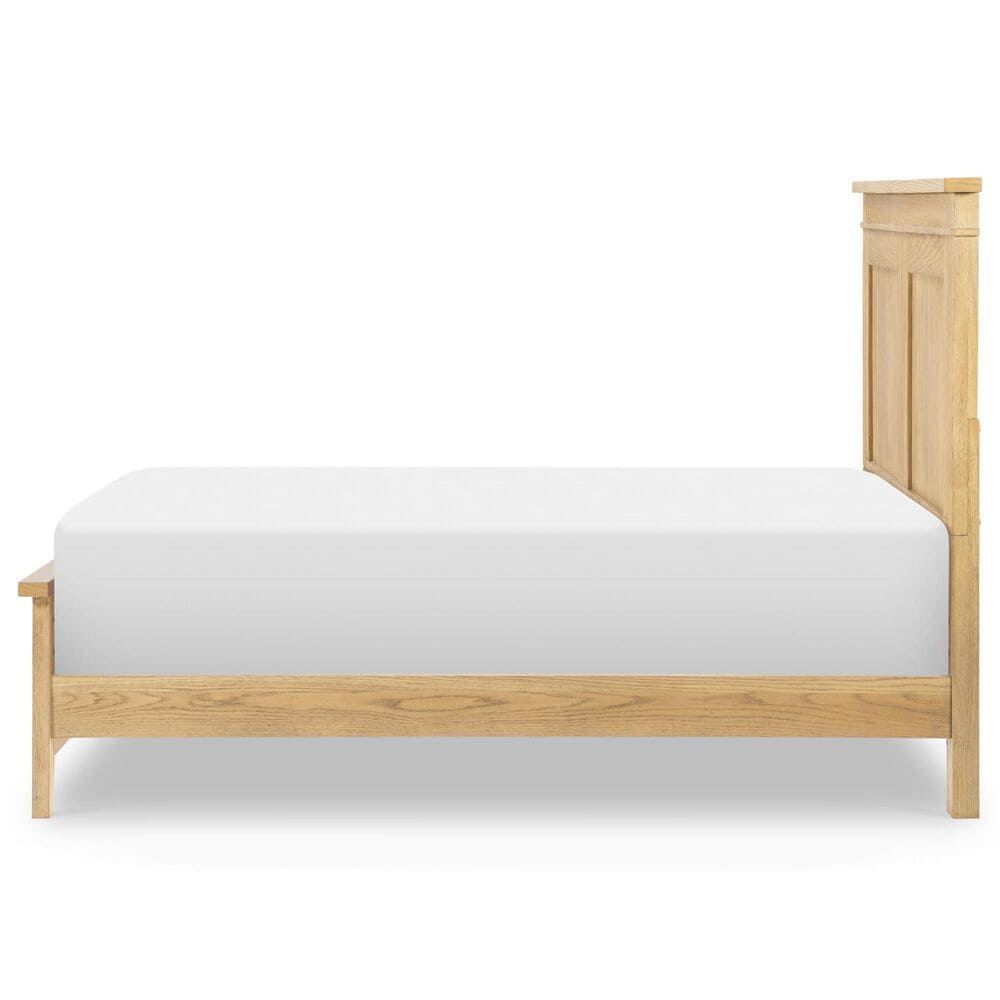 St Claire Home Today's Traditions Full Platform Panel Bed in Natural Oak, , large