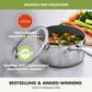 Green Pan Valencia Pro 1.6-Quart Sauce Pan with Lid in Stainless Steel, , large