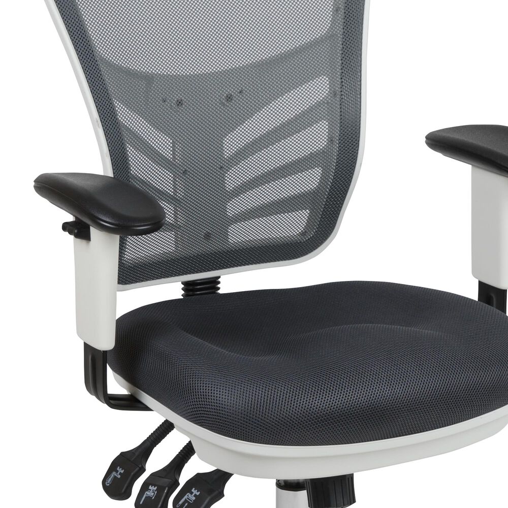 Flash Furniture 44.25&quot; Executive Swivel Chair in Gray, , large
