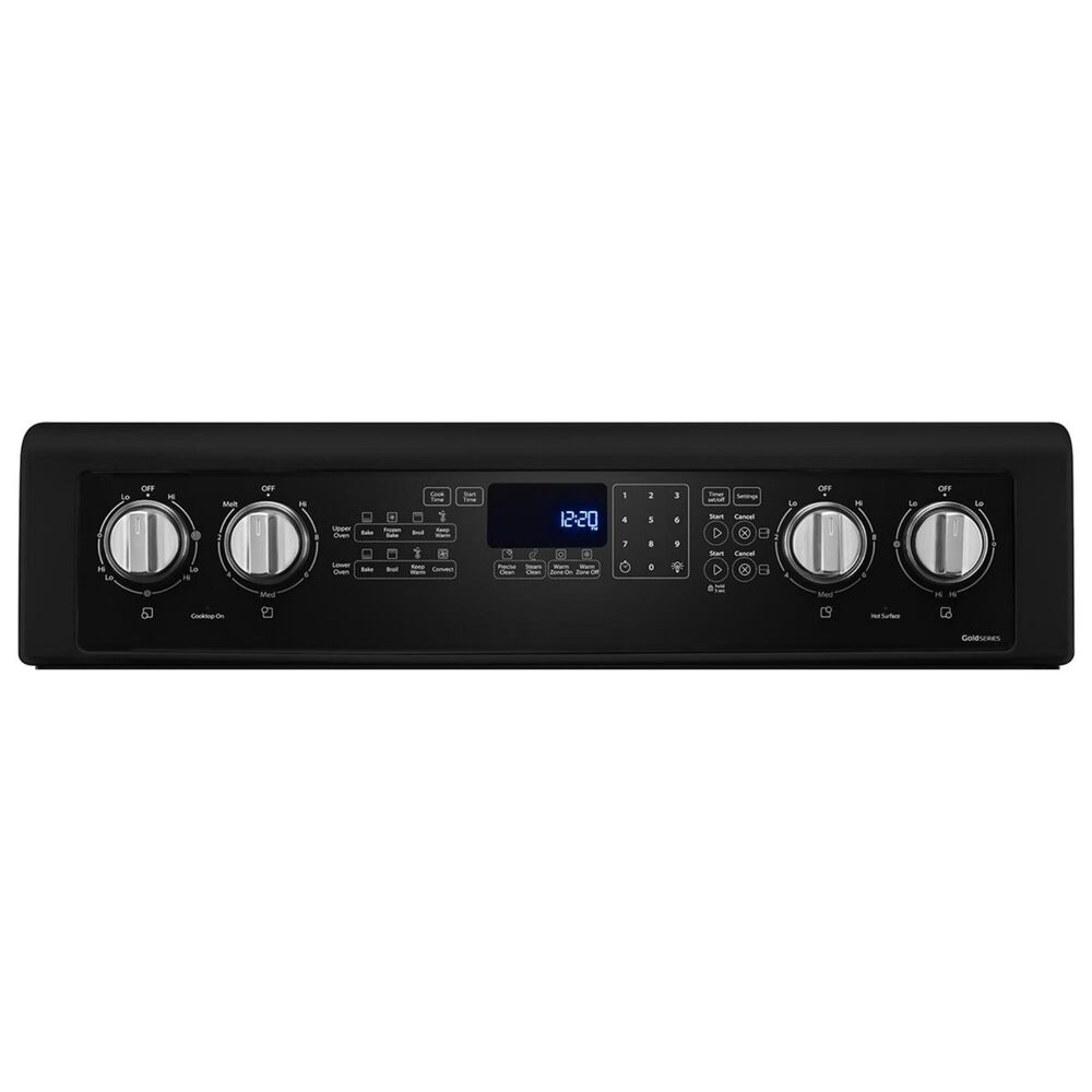 Whirlpool 6.7 Cu. Ft. Freestanding Electric Double Oven Range with Convection in Black, , large