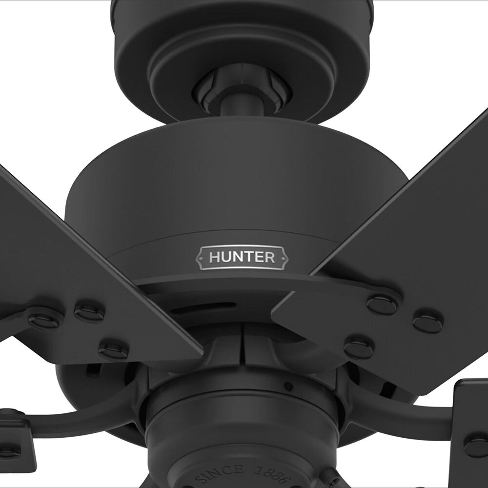 Hunter Gilrock 52&quot; Ceiling Fan in Matte Black, , large