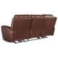 Ashley Next Move Power Reclining Sofa in Mahogany, , large