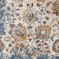 Surya Tuscany TUS-2331 Blue, Cream, Brown, Dusty Coral, Light Beige, Gray, Dark Blue and Bright Yellow 12" x 15" Area Rug, , large