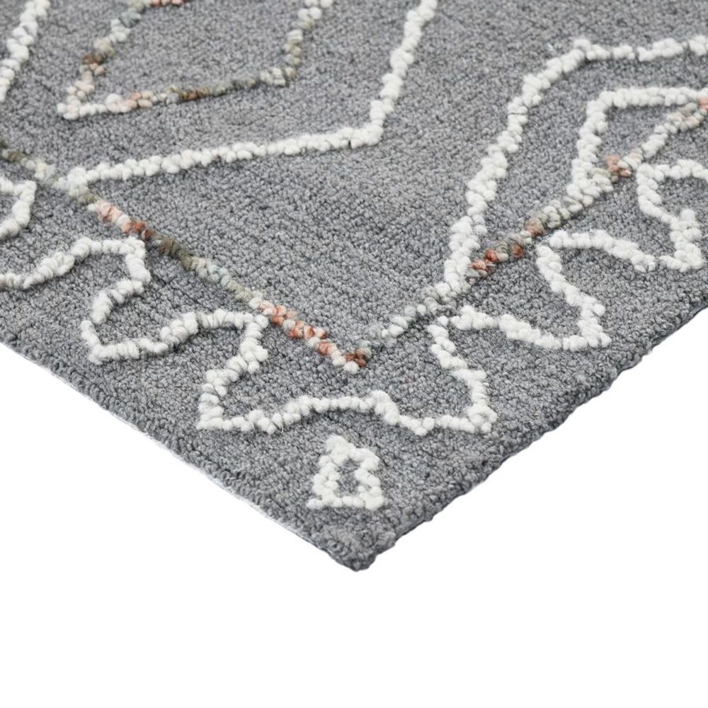 Amer Rugs Berlin BER-8  2&#39; x 3&#39; Dark Gray Area Rug, , large