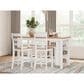 Ashley Gesthaven Counter Height Table in Light Natural and White - Table Only, , large