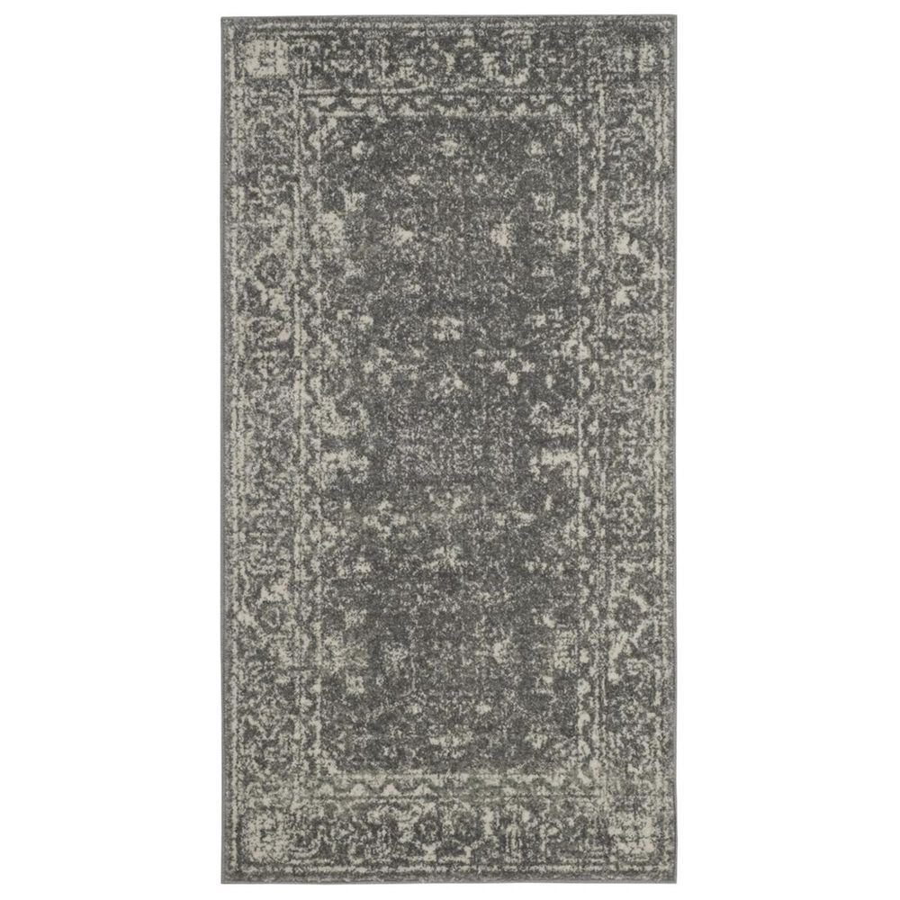 Safavieh Evoke EVK270S 2"2" x 5" Grey and Ivory Runner, , large